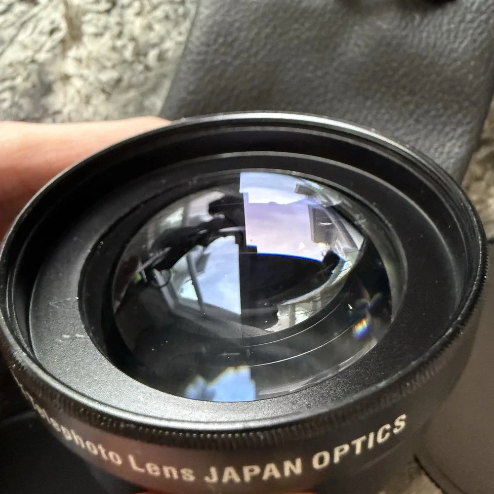 Zeikos Pro HD Telephoto (2.5x) & Wide Angle Macro (0.45x) lenses for 58mm New